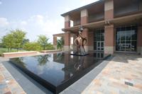 Student Rec Center Water Feature - Left View